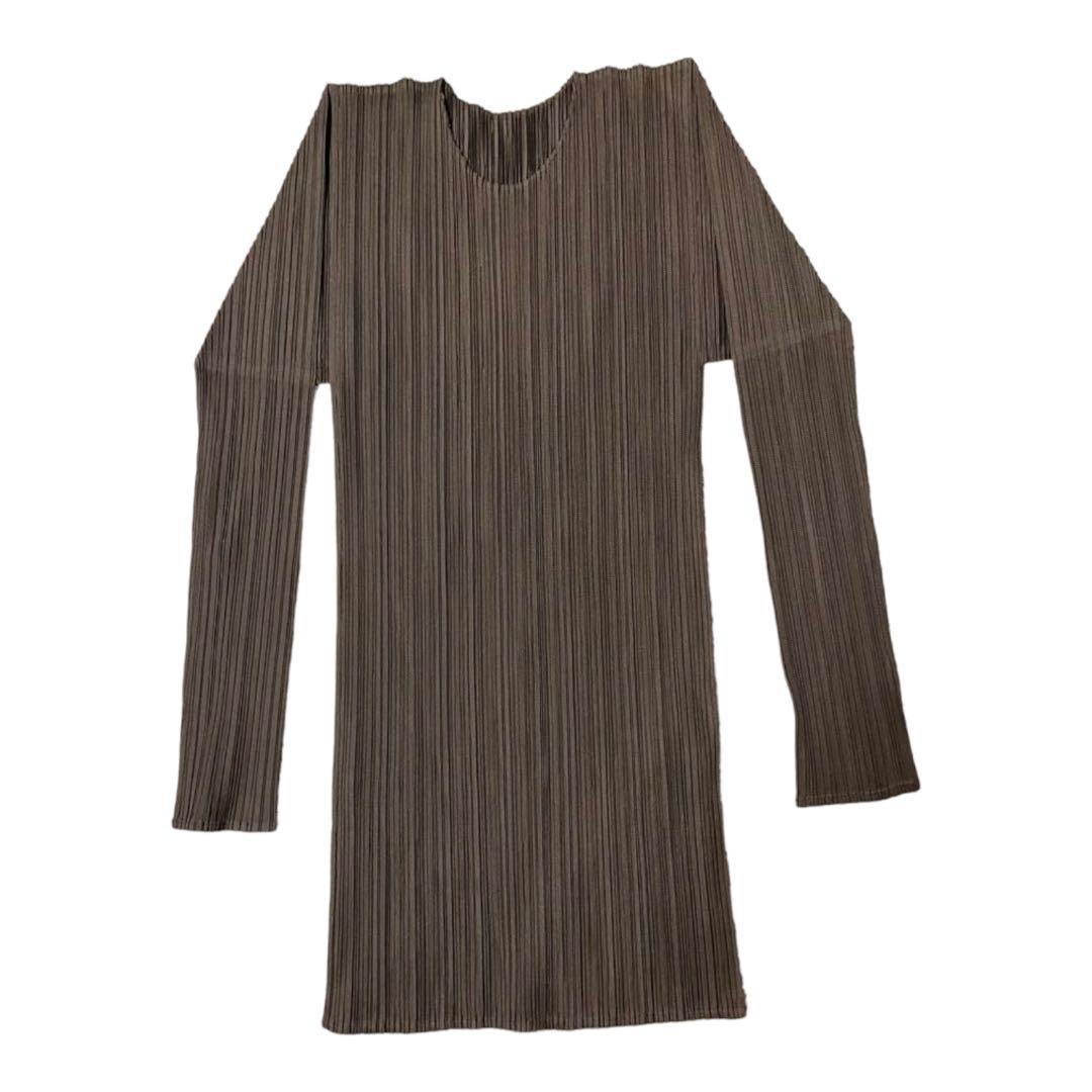 【タイムセール!】 プリーツプリーズ 長袖トップス ニット/セーター