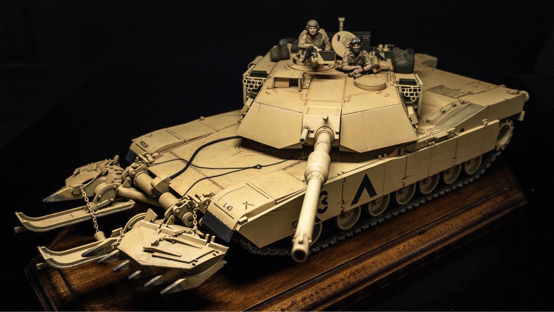 タミヤ 1/35 M1A1 エイブラムス マインプラウ