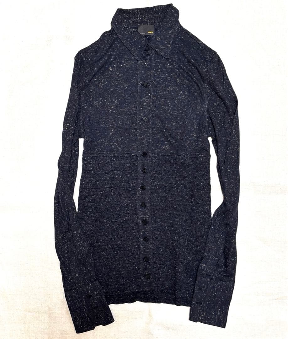 FENDI ラメ糸入り　カーディガン