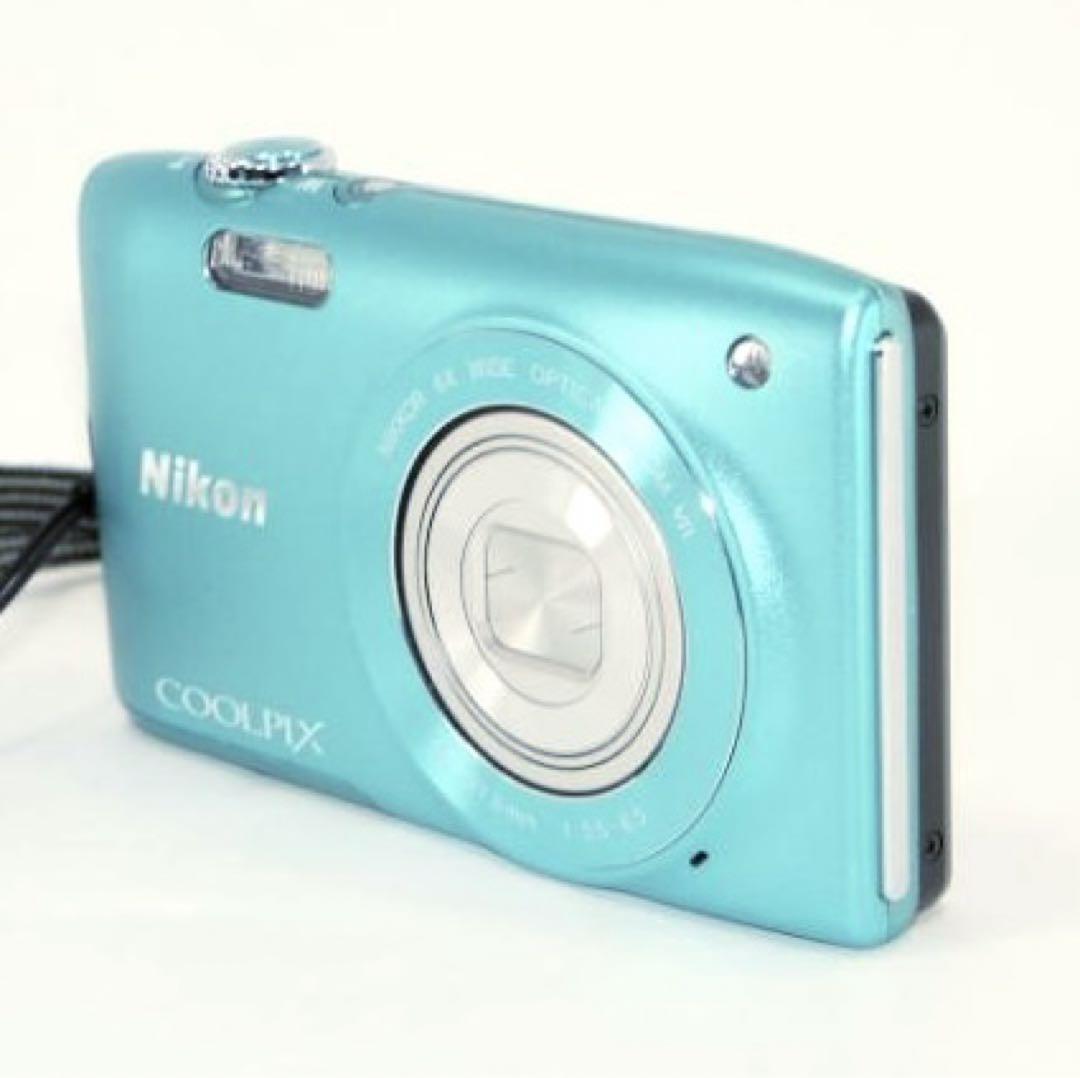 美品】Nikon ニコン COOLPIX S3300 ミントグリーン