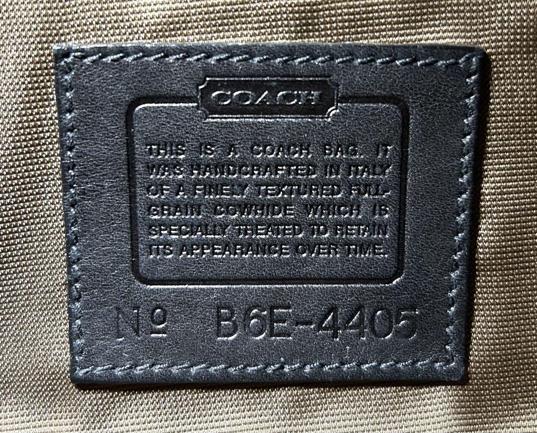 【美品】COACH オールドコーチ　ショルダーバッグ　イタリア　B6E-4405