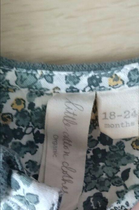 24AW little cotton Clothes花柄ロンパース 18-24m安い 通販
