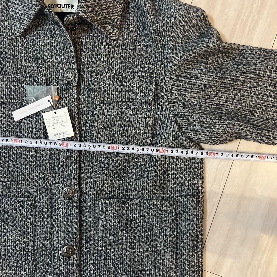 SLY  ツイード　新作MULTI COLOR TWEED ジャケット　オシャレ