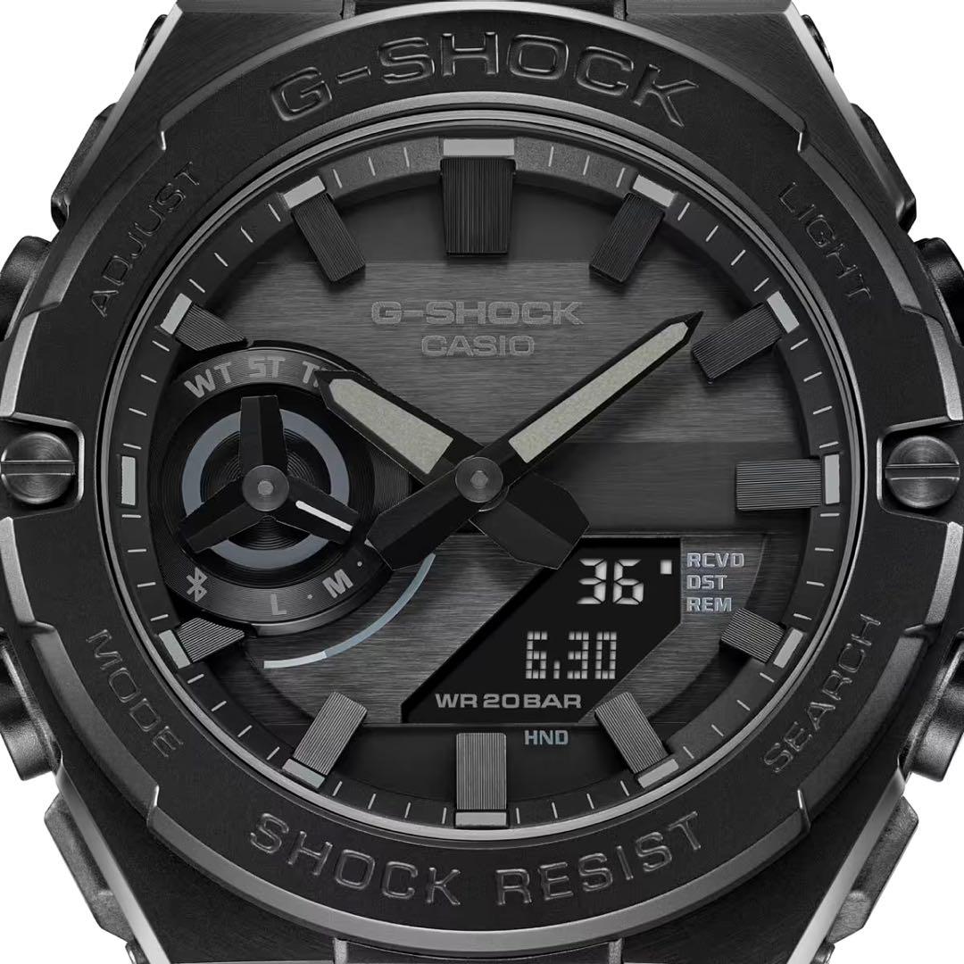 【60％OFF】 超美品】G-SHOCK GST-B500BD-1AJF 生産終了品 時計
