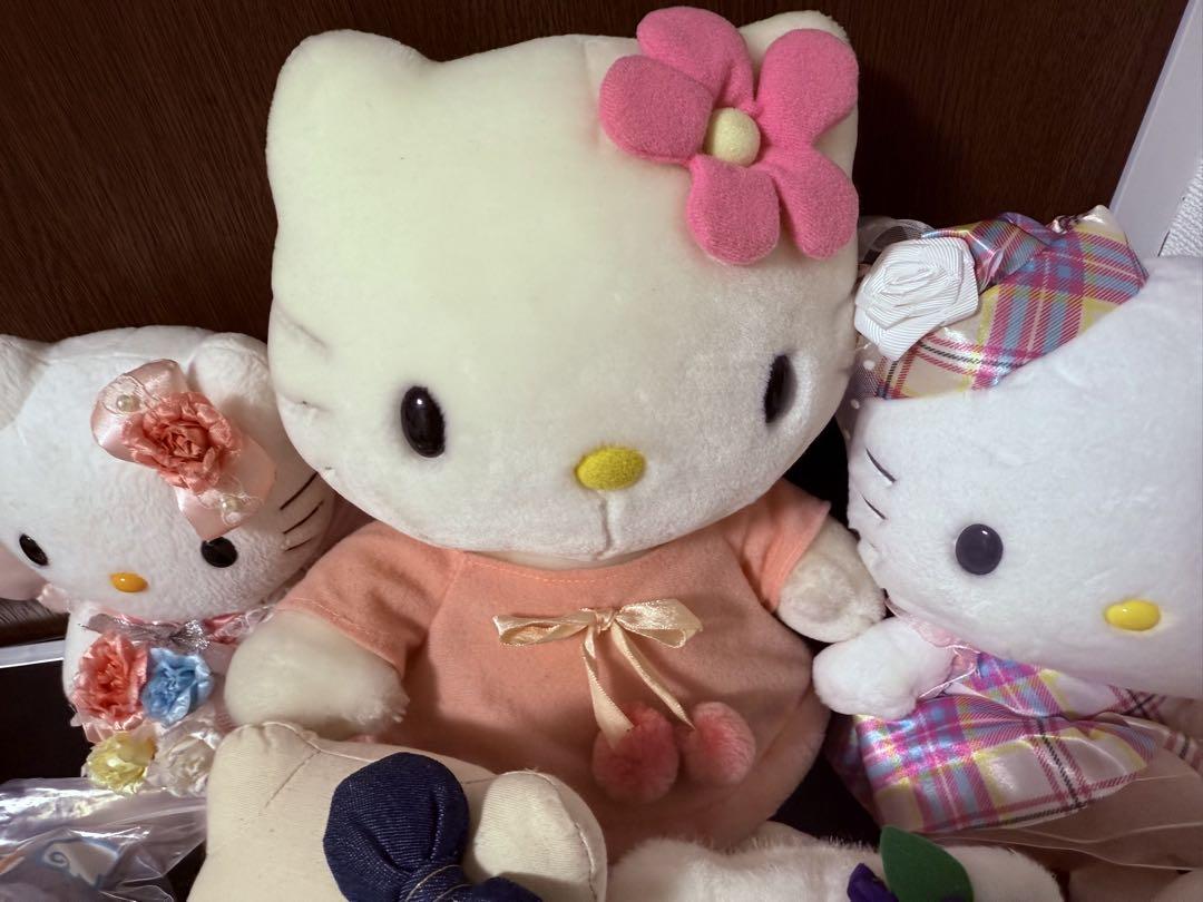 ハローキティ　ぬいぐるみ　当時物　レトロ
