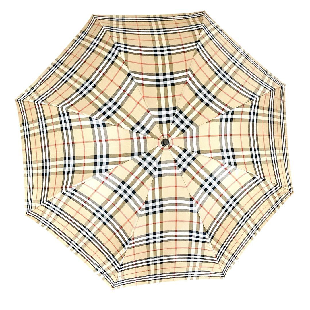 美品✨BURBERRY バーバリー 折り畳み傘 晴雨兼用 ノバチェック