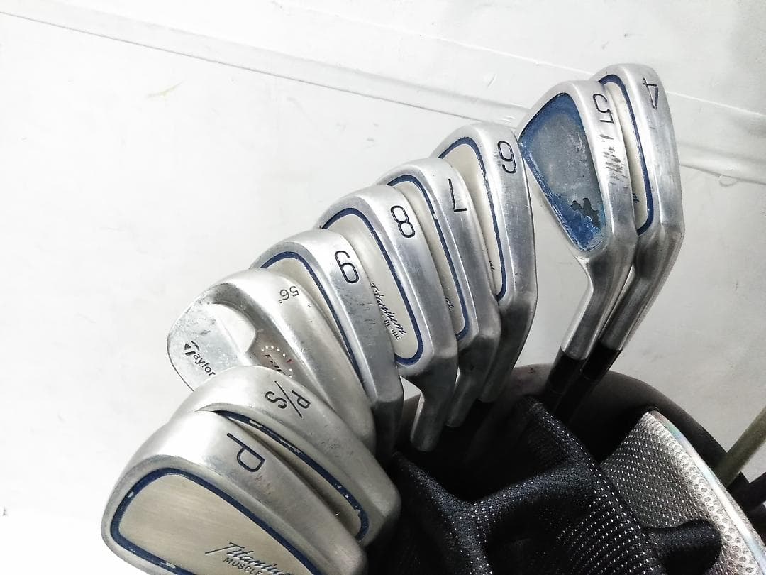 初心者おススメ！ メンズゴルフクラブ13本セット キャディバッグ付□