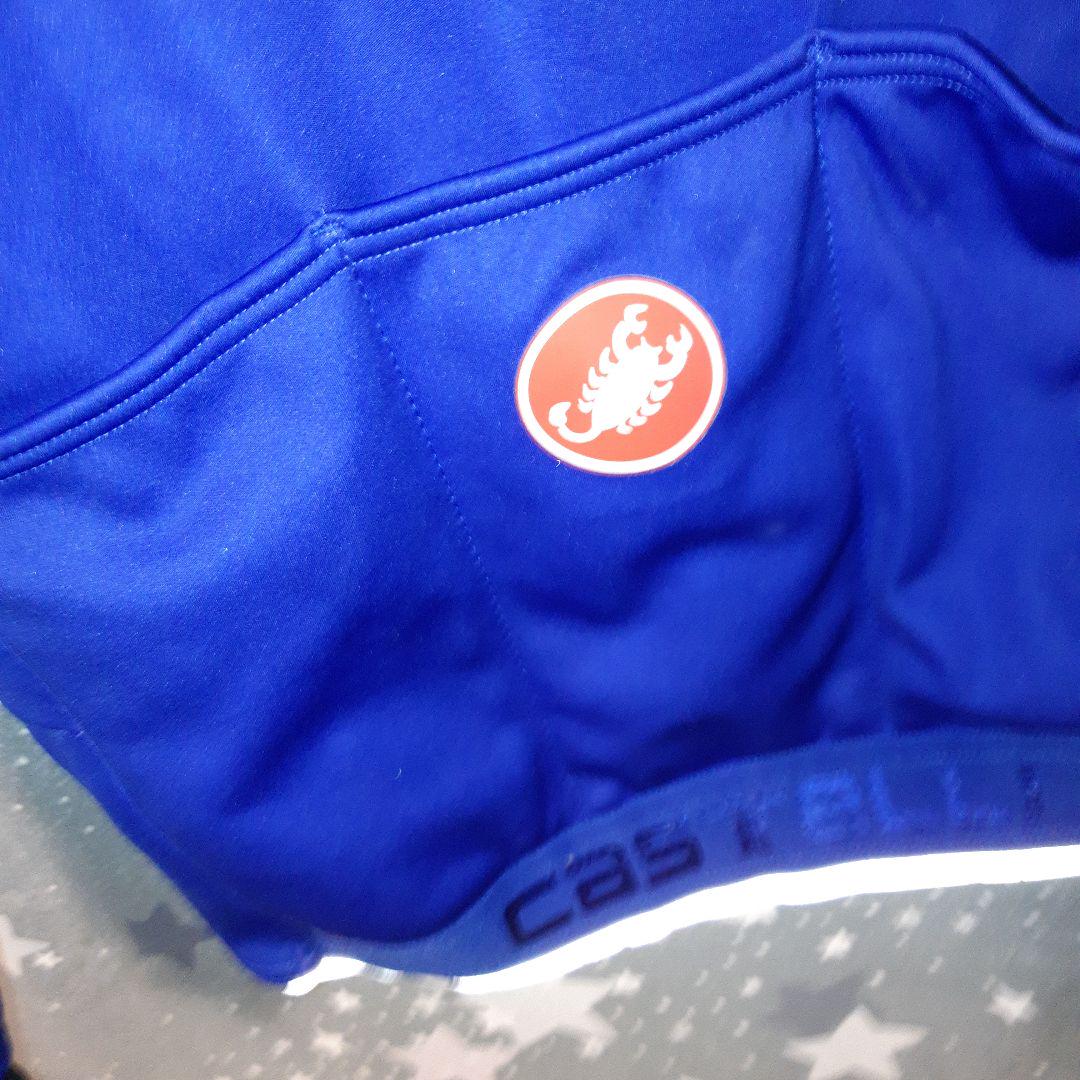 【美品】CASTELLI  ESPRESSO 4 JACKET ブルー　Sサイズ