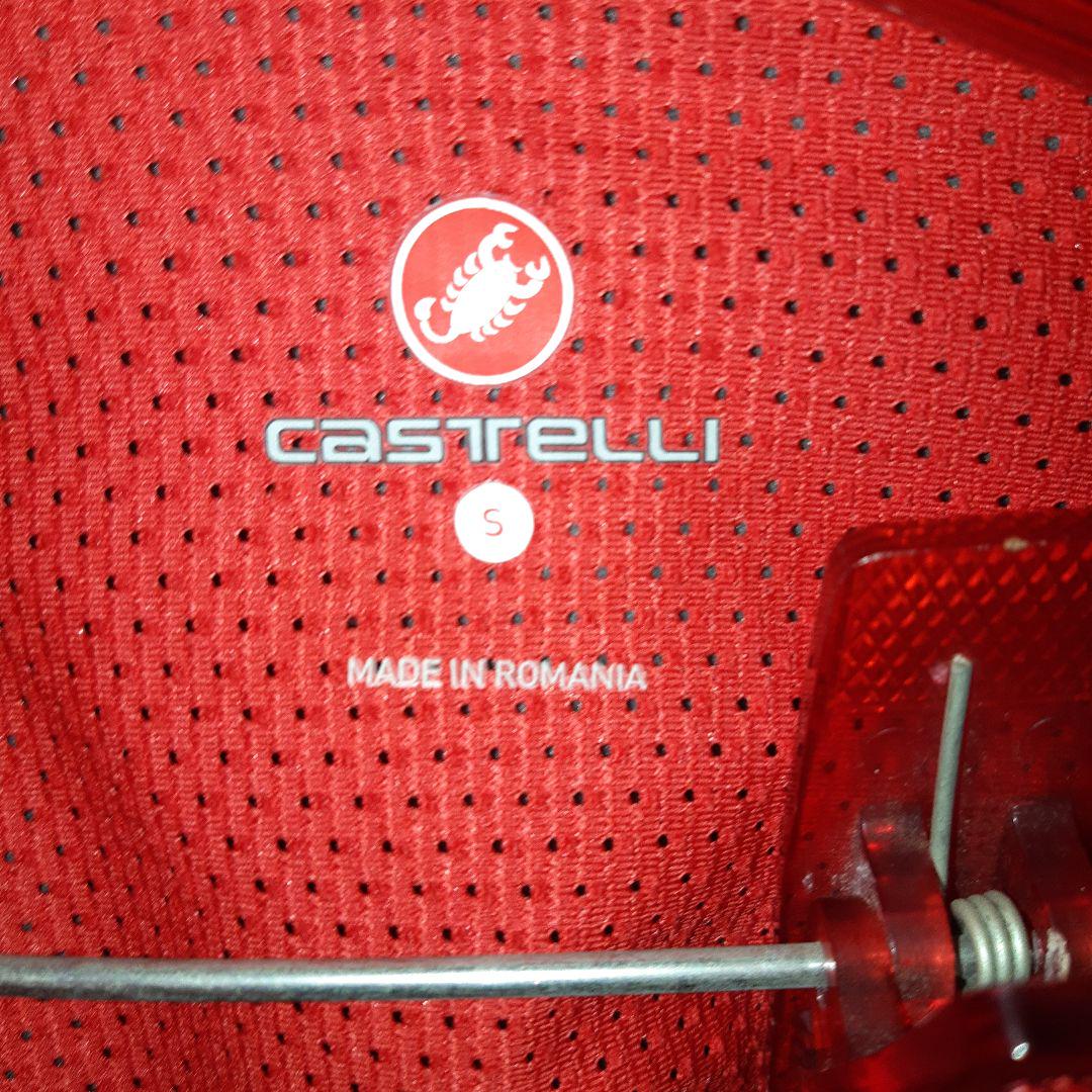 【美品】CASTELLI  ESPRESSO 4 JACKET ブルー　Sサイズ