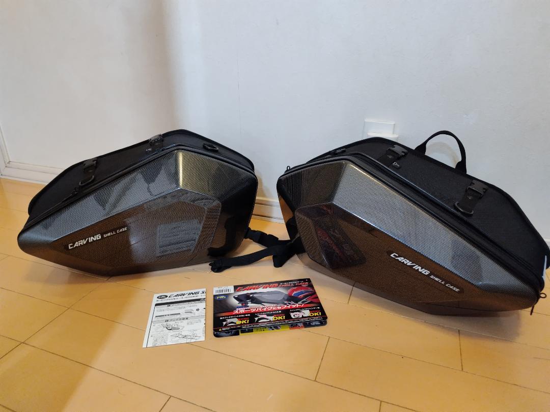 タナックス(TANAX) MOTOFIZZ カービングシェルケース カーボン柄