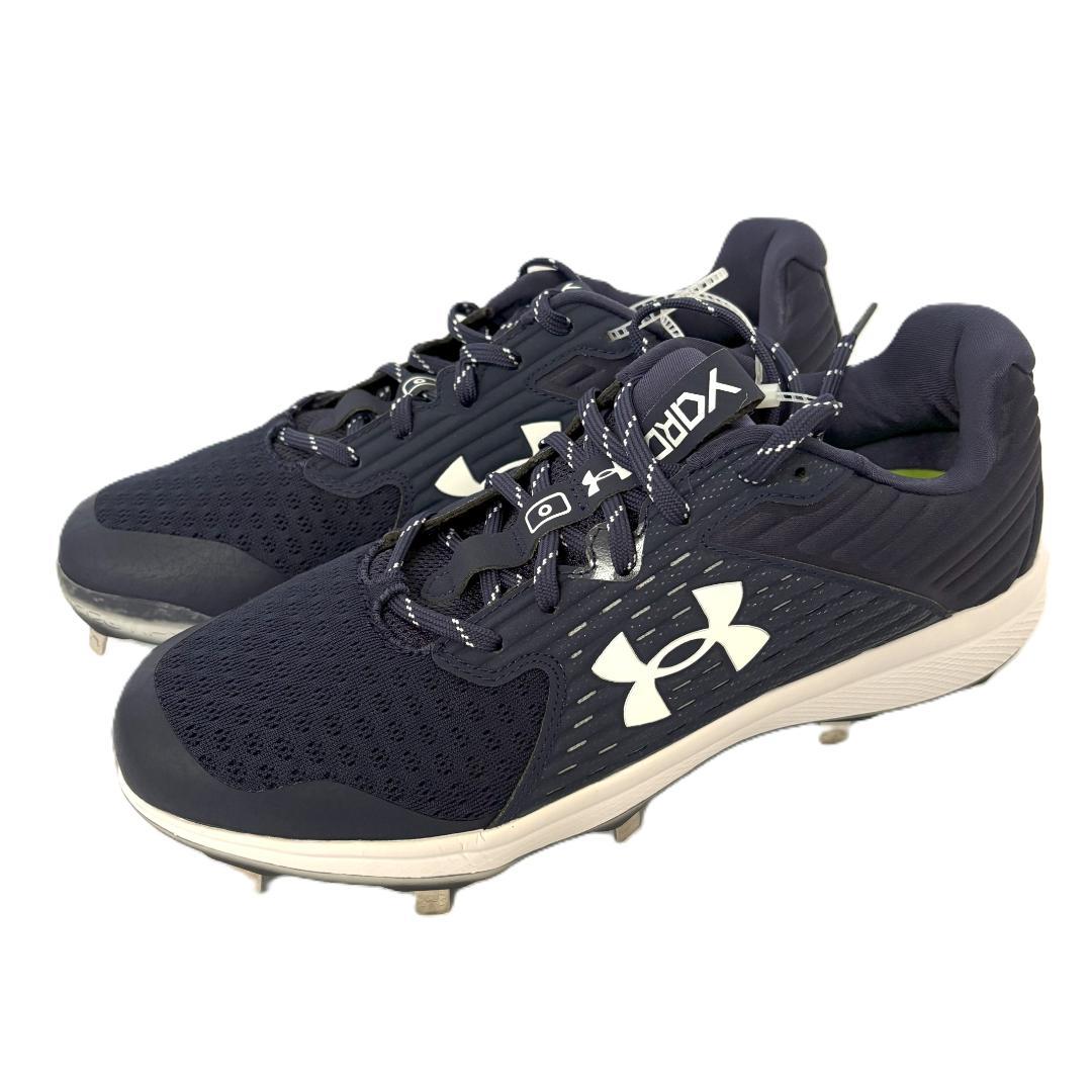 【日本未発売】UNDER ARMOUR海外モデル スパイク ネイビー28.5 ③ Under Armour Charged ネイビー スパイクシューズ28.5㎝ - メルカリ