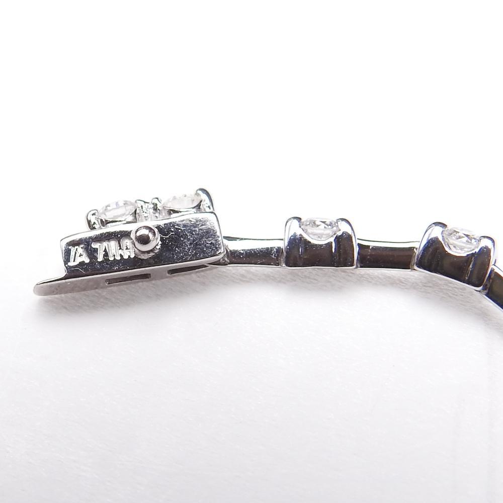 LINE K18WG ホワイトゴールド ダイヤモンド1.25ct ブレスレット