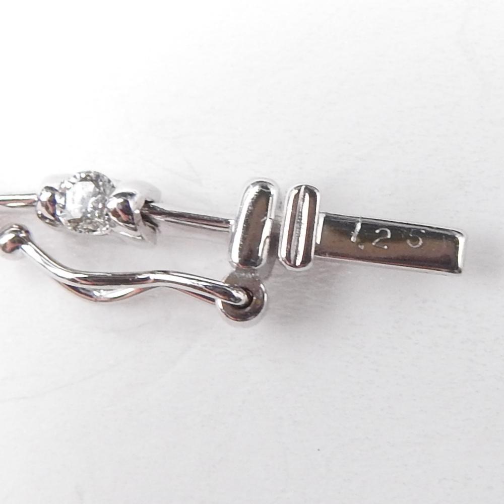 LINE K18WG ホワイトゴールド ダイヤモンド1.25ct ブレスレット