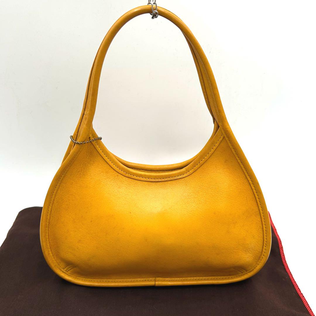 ✨希少COACHエルゴ✨マスタード レザーショルダーバッグ ✨希少COACHエルゴ✨マスタード レザーショルダーバッグ