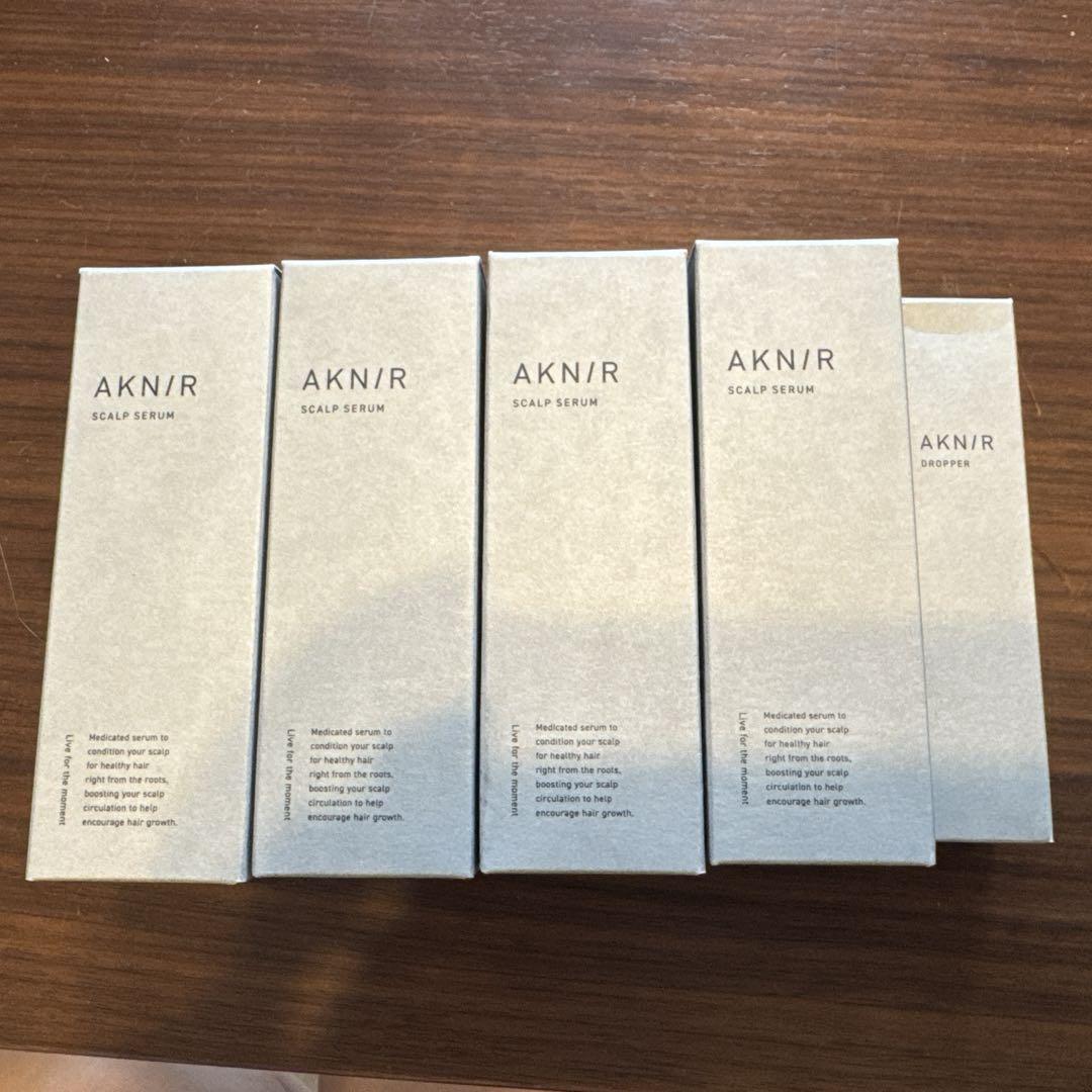 【AKN/R】アクニー 薬用ヘアスカルプセラム80ml 4本セット