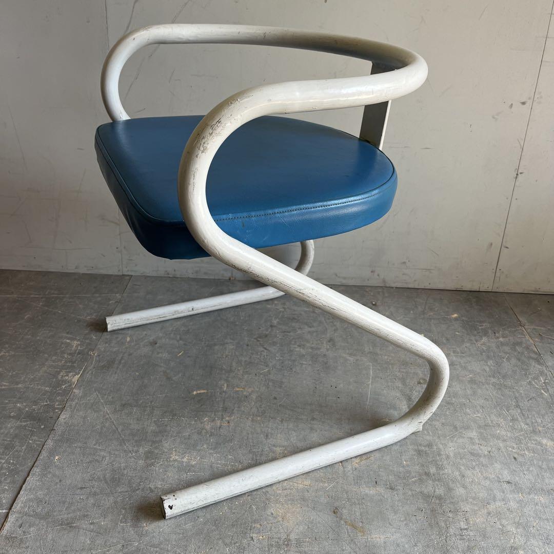 vintage レトロポップ モダン チェア 椅子 シャビー z475