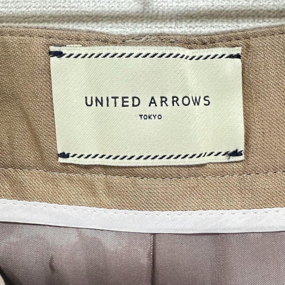美品✨ ユナイテッドアローズ 【L】 ウールパンツ スラックス キュプラ 日本製