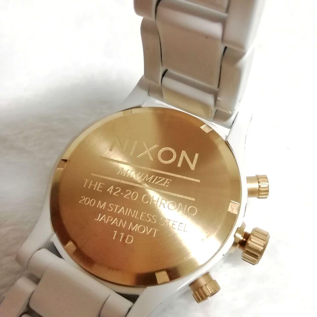NIXON MINIMIZE THE 42-20 CHRONOレディース 腕時計 NIXON ニクソン MINIMIZE THE 42-20 CHRONO 腕時計