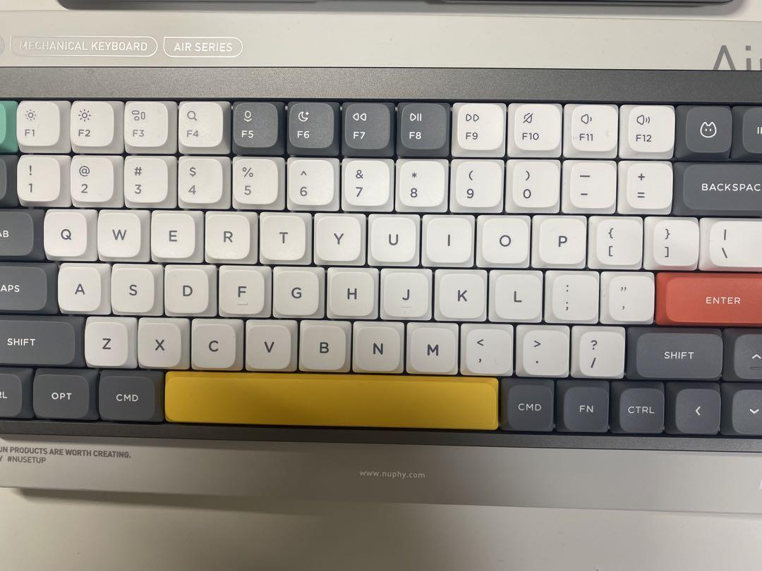 NuPhy Air75 v2 ワイヤレスキーボード US配列 グレー moss軸