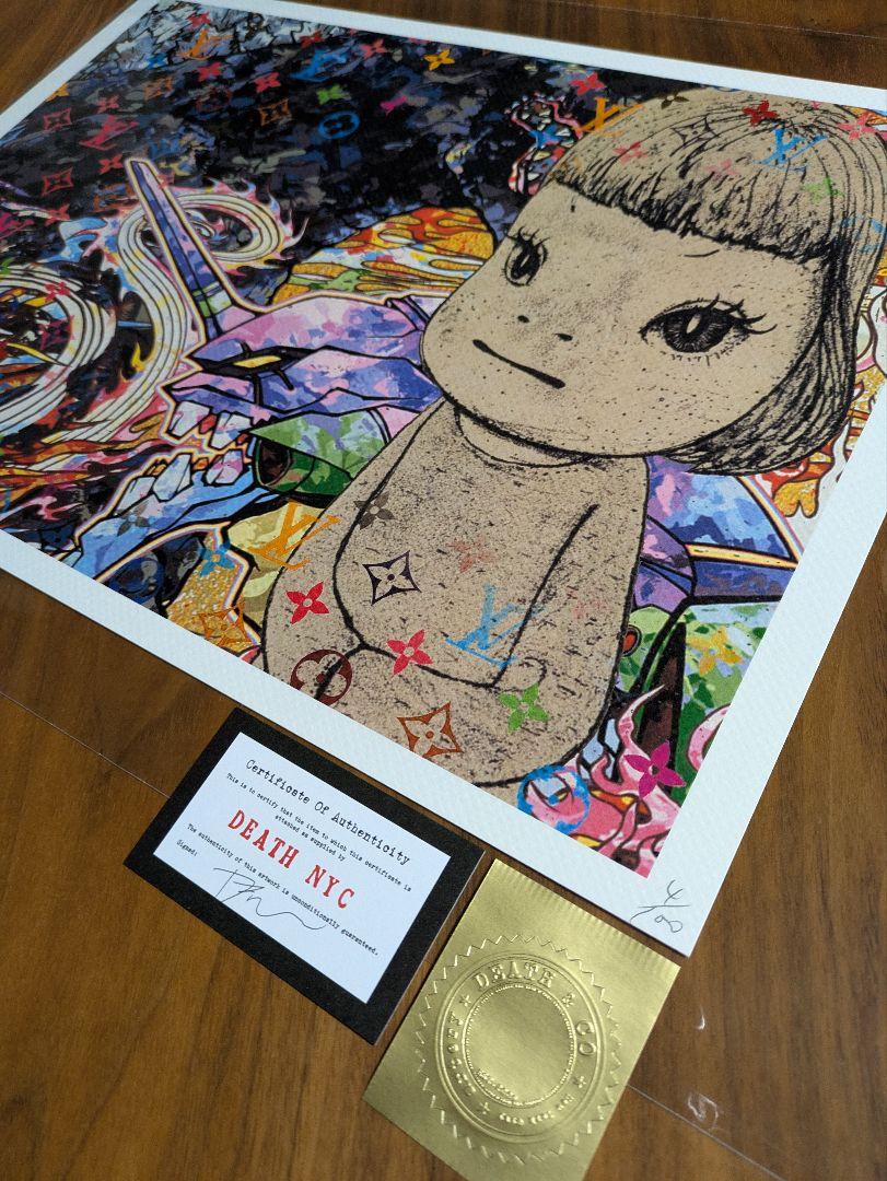 DEATHNYC世界限定100枚アートポスター奈良美智 エヴァンゲリオン ゴジラ