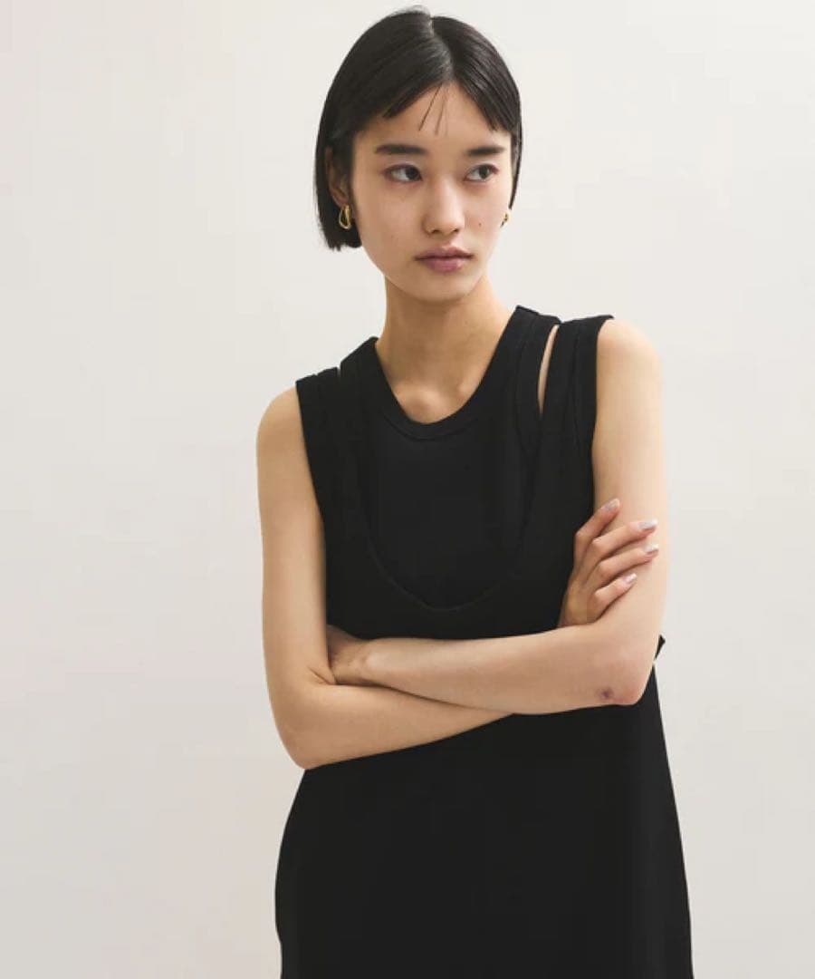 Wフェイスジャージーセットロンパース　アダムエロペ　ブラック36