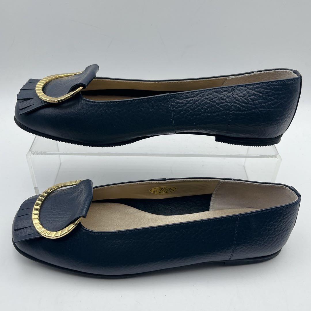 極美品✨定番❗️ミハマ カッターシューズ フラットシューズ ネイビー 23.5 極美品✨定番❗️ミハマ カッターシューズ フラットシューズ ネイビー 23.5