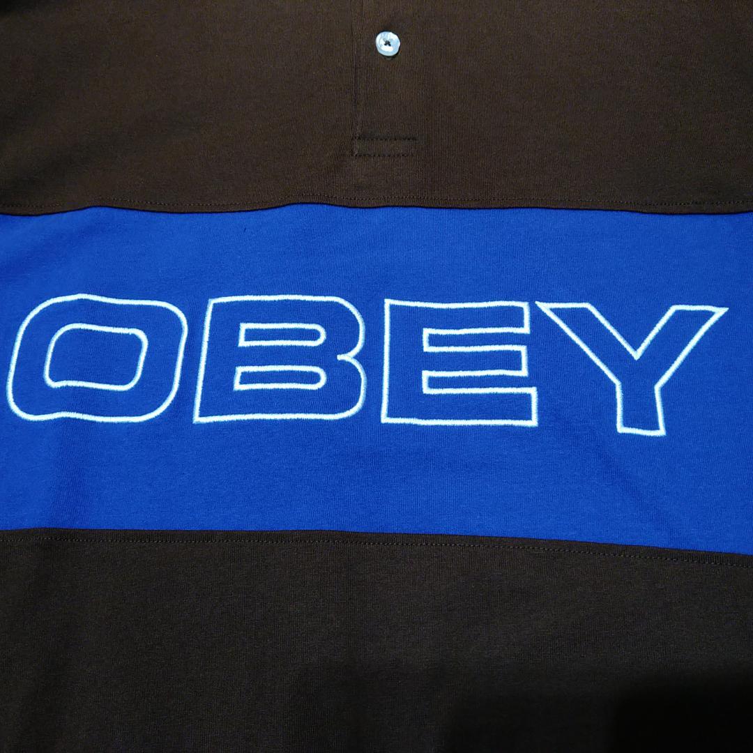 【新品・未使用】OBEY(オベイ) ラガーシャツ 長袖★