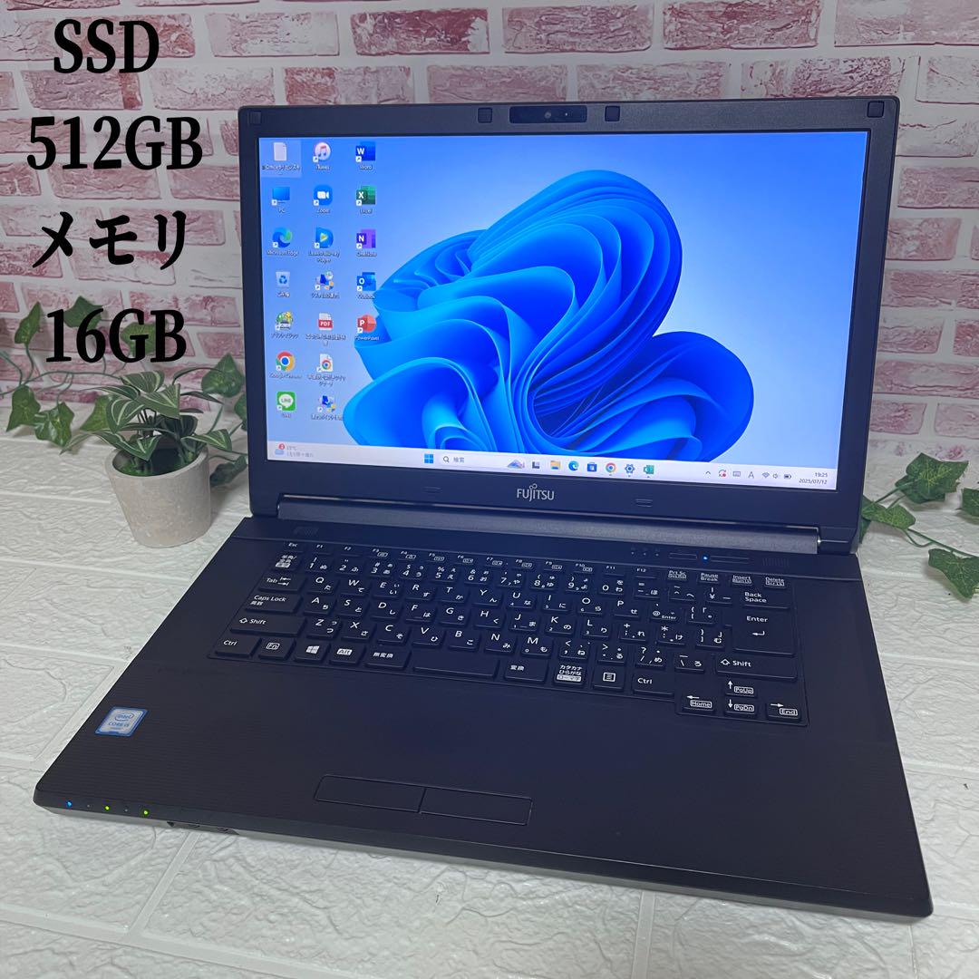 ★美品 SSD512GB メモリ16GB★A576/S カメラ ノートPV534