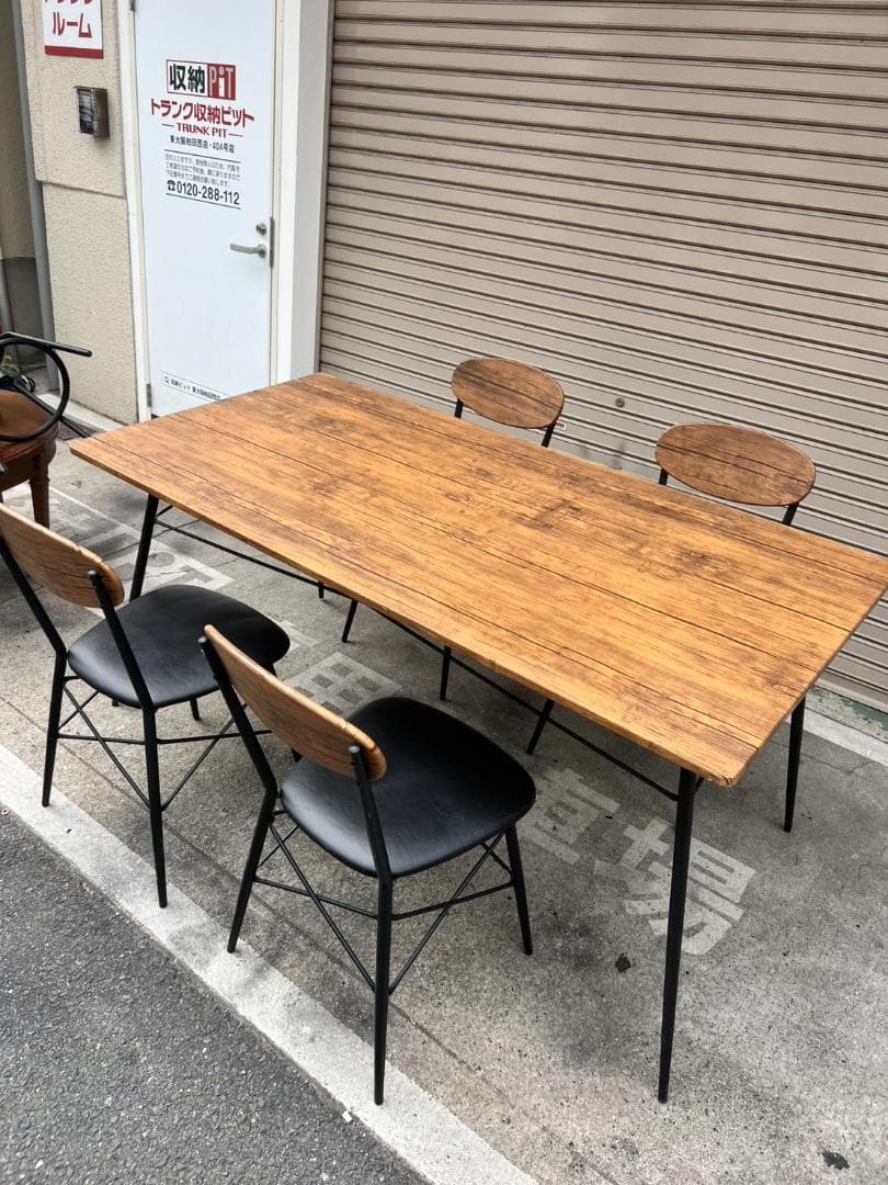 A674♠️ダイニングセット ヴィンテージ調「W1600×D800×H750㎜」