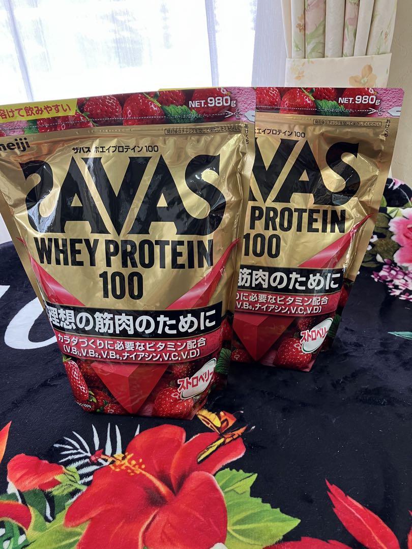 ザバス ホエイプロテイン100 ストロベリー味