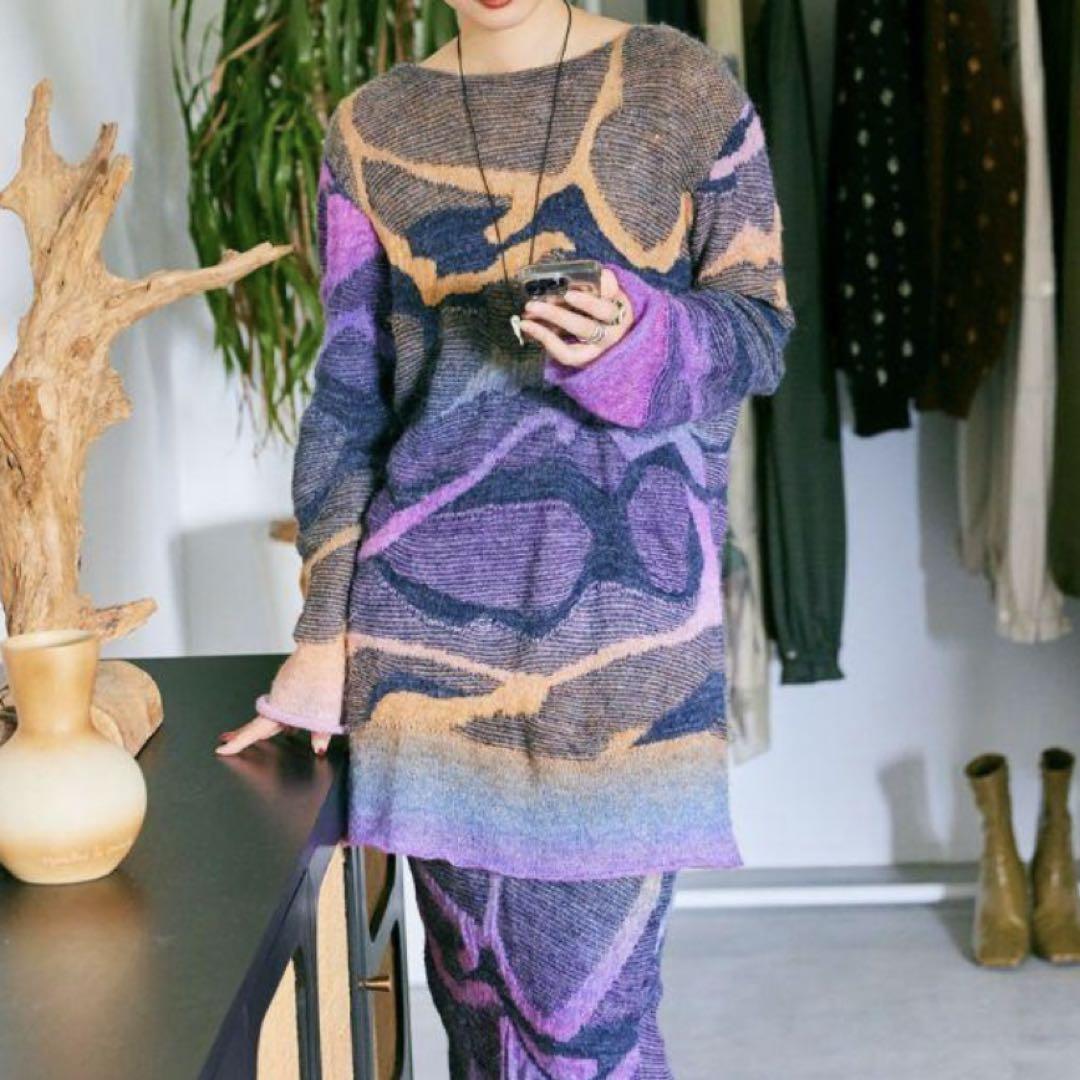 郵送買取 新品5台以上送料無料キャンペーン中！！  アメリヴィンテージ UND GRUNGE LOOSE KNIT TOP - メルカリ ニット/セーター