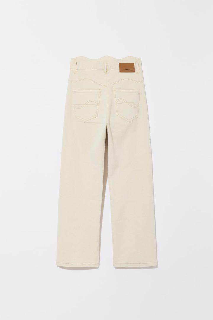 EAPHI WAVE DESIGN HIGH WAIST DENIM