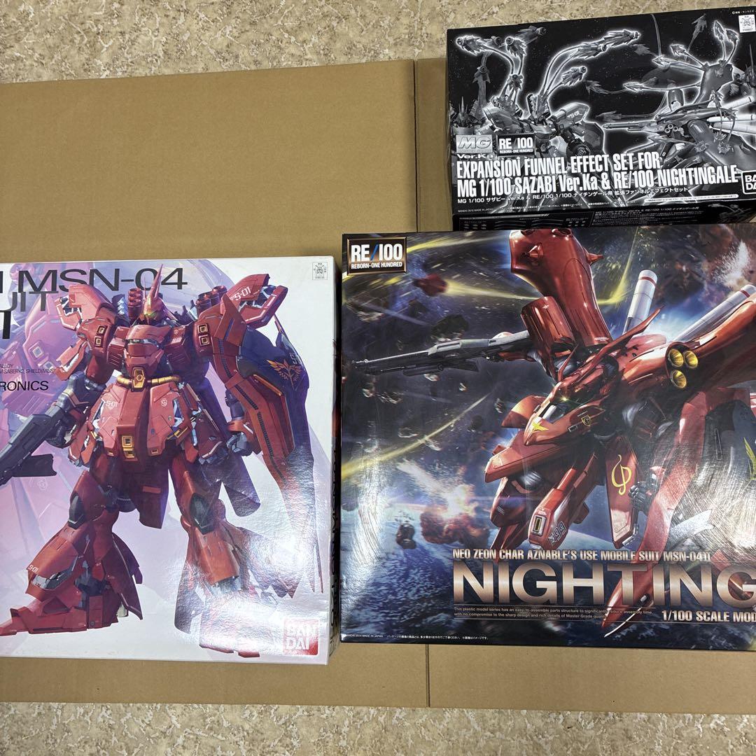 MG サザビー RE MSN-04II ナイチンゲールサザビー3点セット MG サザビー RE MSN-04II ナイチンゲールサザビー3点セット