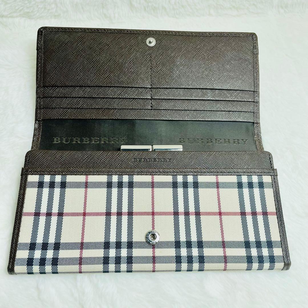 新品未使用 BURBERRY がま口 長財布 二つ折り ノバチェック おしゃれ 新品未使用 BURBERRY がま口 長財布 二つ折り ノバチェック おしゃれ