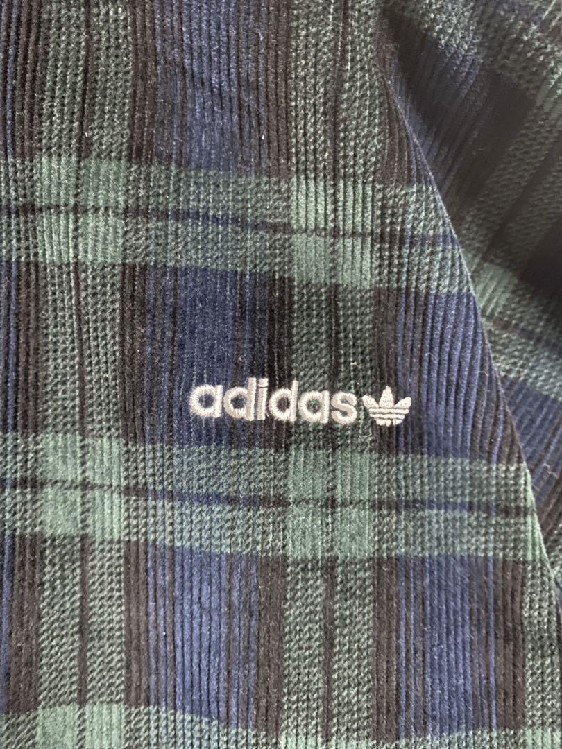 IX1054 コーデュロイ タータン ハーフジップトップ adidas 3XL