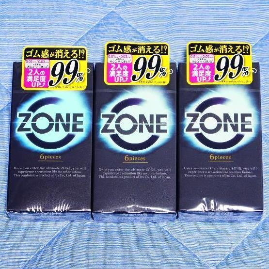 ZONE(ゾーン) コンドーム 6個入3箱
