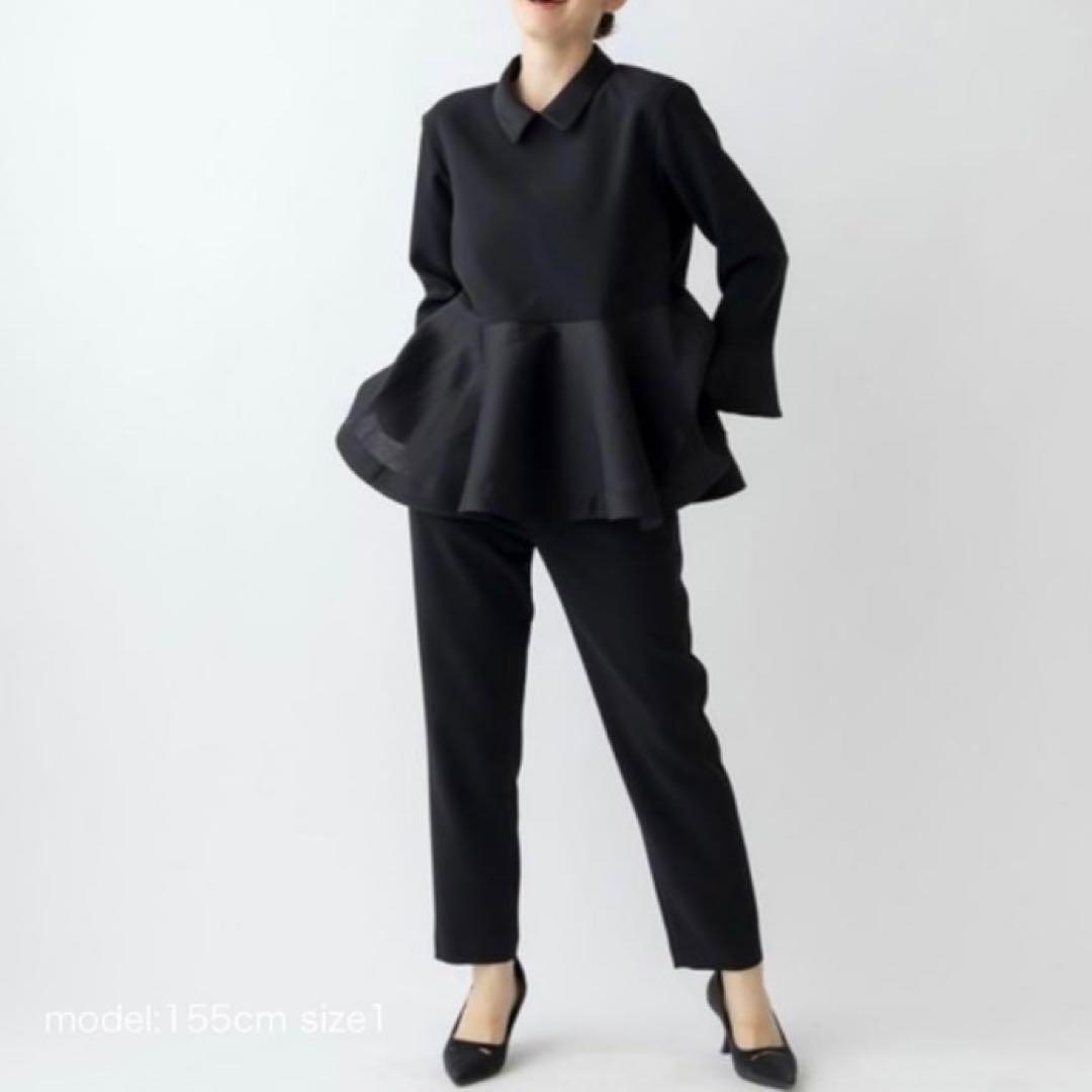 タグ付き未使用♡ SONO ハーリーペプラムブラウス ネイビー サイズ1 タグ付き未使用♡ SONO ハーリーペプラムブラウス ネイビー サイズ1