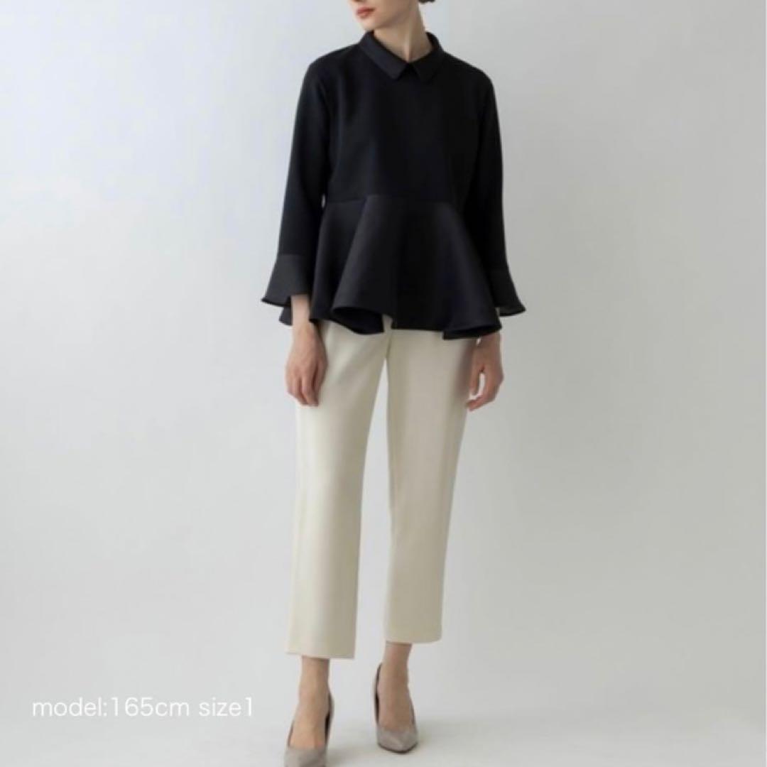 タグ付き未使用♡ SONO ハーリーペプラムブラウス ネイビー サイズ1 タグ付き未使用♡ SONO ハーリーペプラムブラウス ネイビー サイズ1