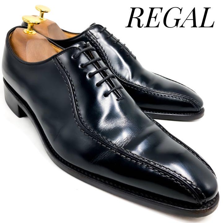 REGAL リーガル スワールトゥ 318R 黒 ブラック 25.0cm
