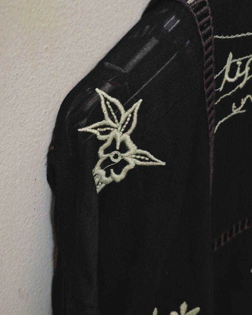 TODAYFUL Embroidery Patchwork Shirts タグ付