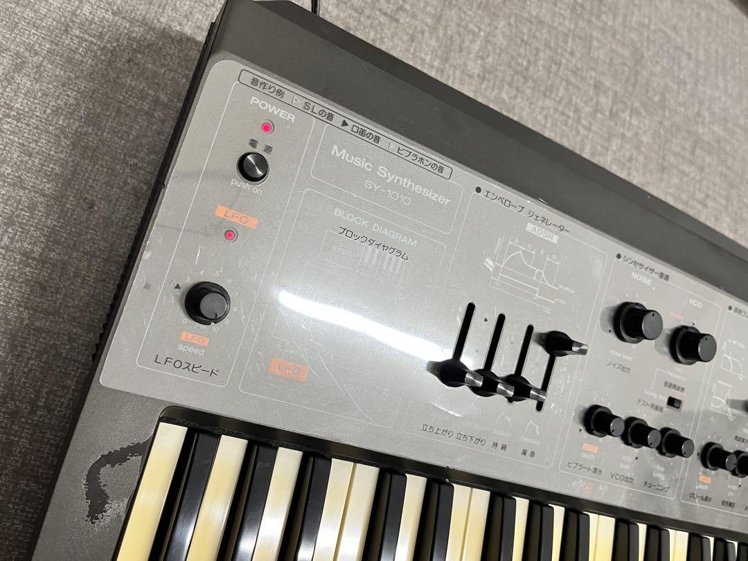 Technics SY-1010 ミュージックシンセサイザー 通電確認済み Technics SY-1010 ミュージックシンセサイザー 通電確認済み