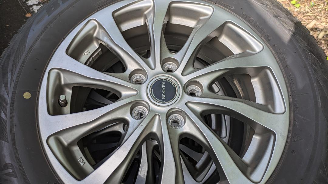 タイヤ・ホイール 16x6.5J BALMINUM BLIZZAK VRX2 215/60R16