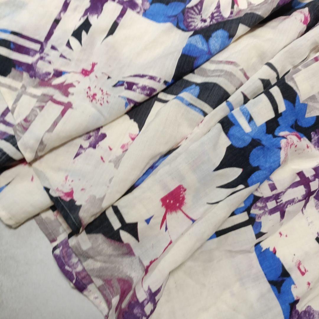 希少 美品 ヨウジヤマモト 花柄 フラワー 総柄 ワンピース チュニック半袖