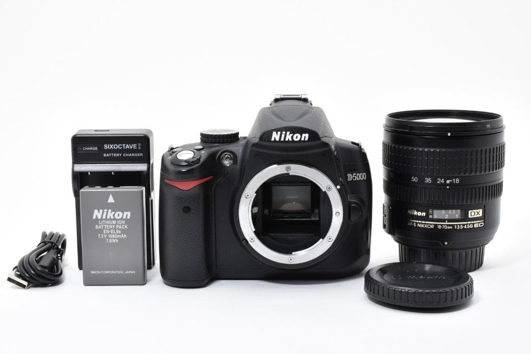 ショット数2166回 ニコン Nikon D5000 レンズセット