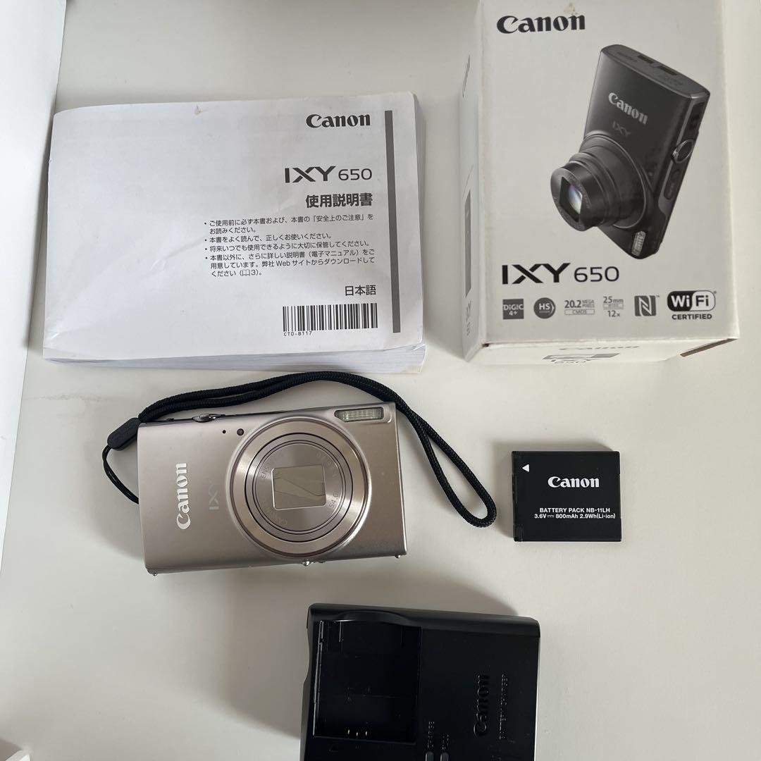 Canon IXY 650 コンパクトデジタルカメラ　完動品です。
