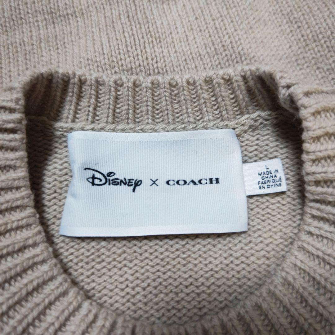 【DISNEY X COACH】クルーネック セーター ミッキー 【DISNEY X COACH】クルーネック セーター ミッキー