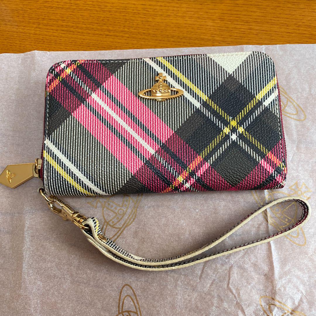 まゆ様専用 westwood財布チェック 箱有り 9O06E-m51124022499 vivienne 定番正規店