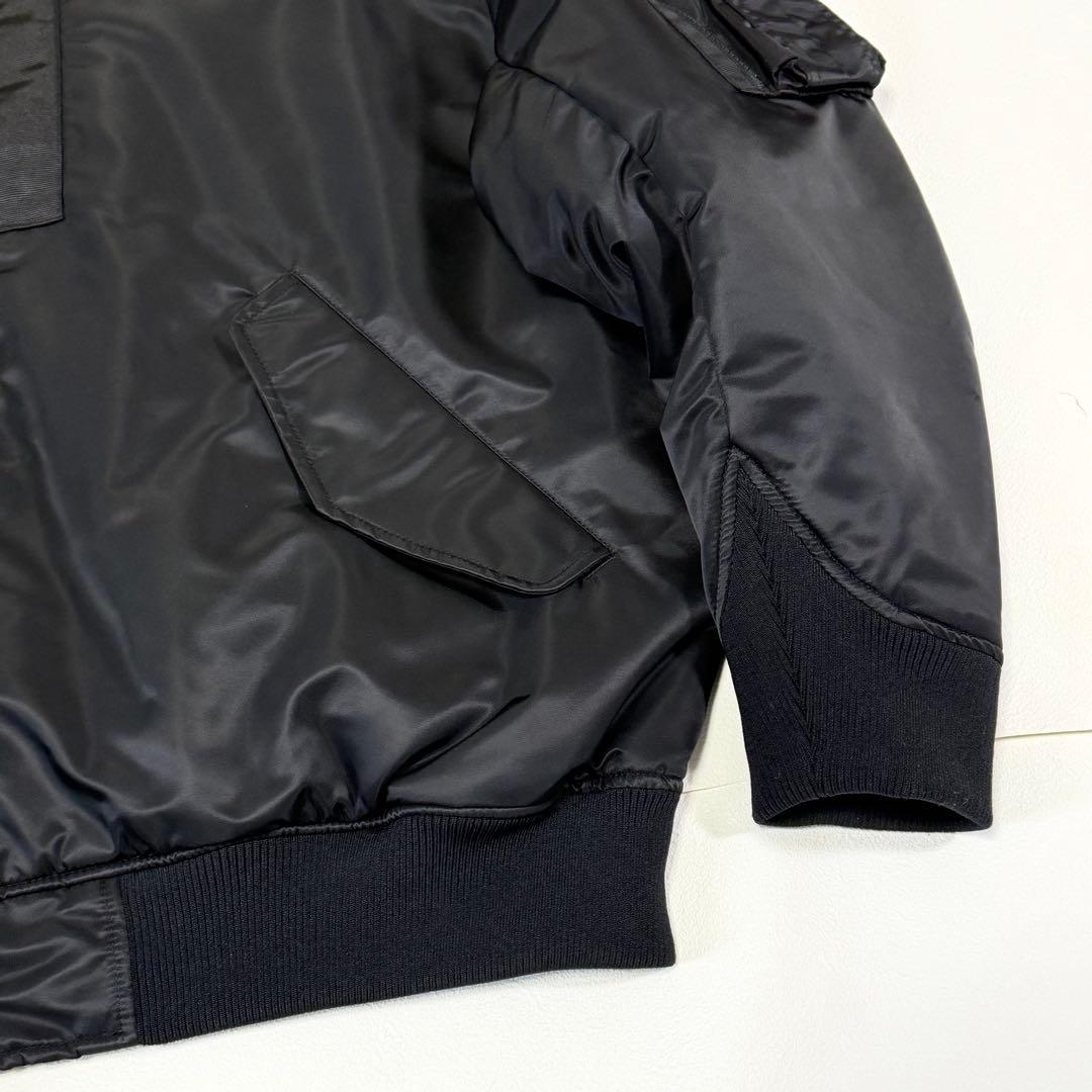 ユニクロ ハイブリッドダウンオーバーサイズ MA-1 ブルゾン ブラック 4XL ユニクロ ハイブリッドダウンオーバーサイズ MA-1 ブルゾン ブラック 4XL