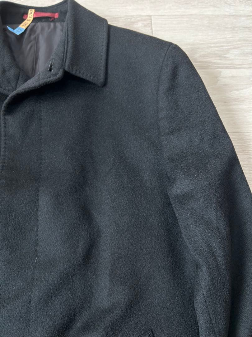 70s フレンチ ウール ヘリンボーン ハンティングコート ユーロ 動物