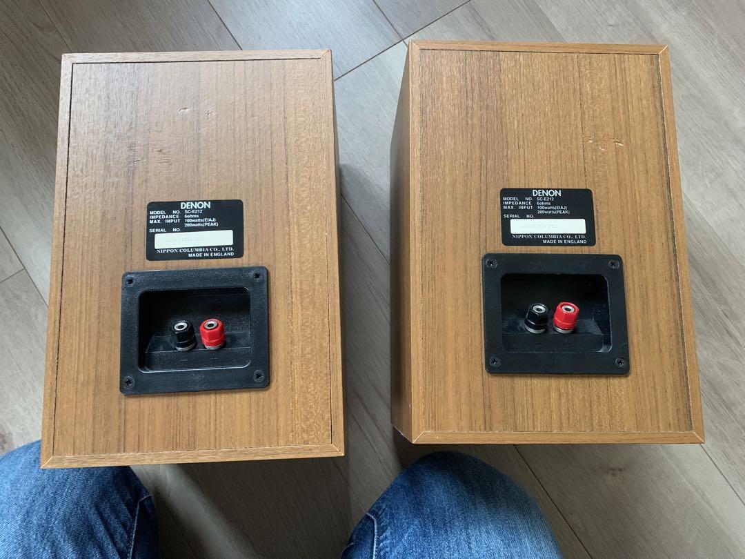 DENON SC-E212 英国製スピーカー（L／R）匿名配送 - メルカリ